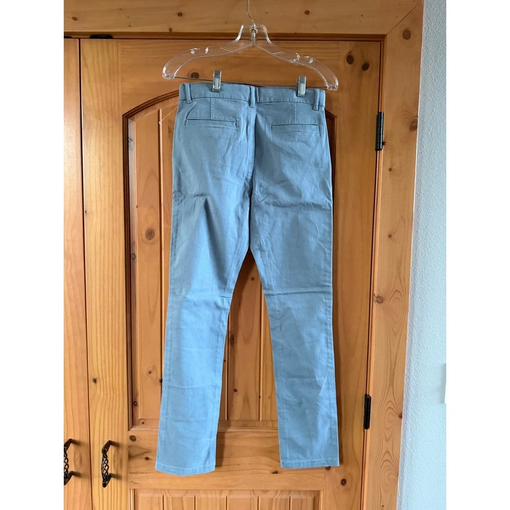 The Children's Place Boys Skinny Slim Chino Pants Gray Size 16 Stretch Slim